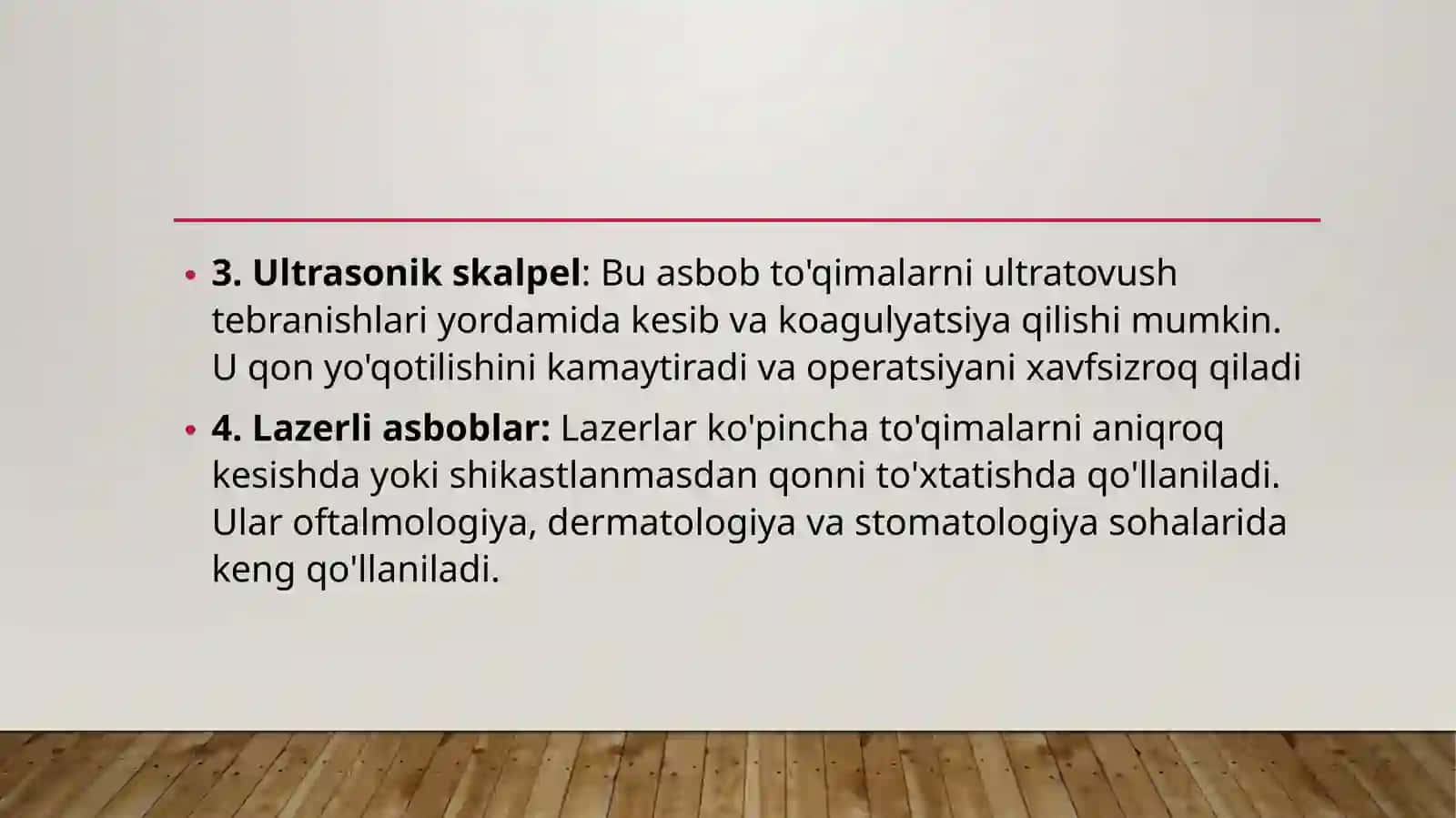 Zamonaviy jarrohlik asboblari tibbiyotda 4