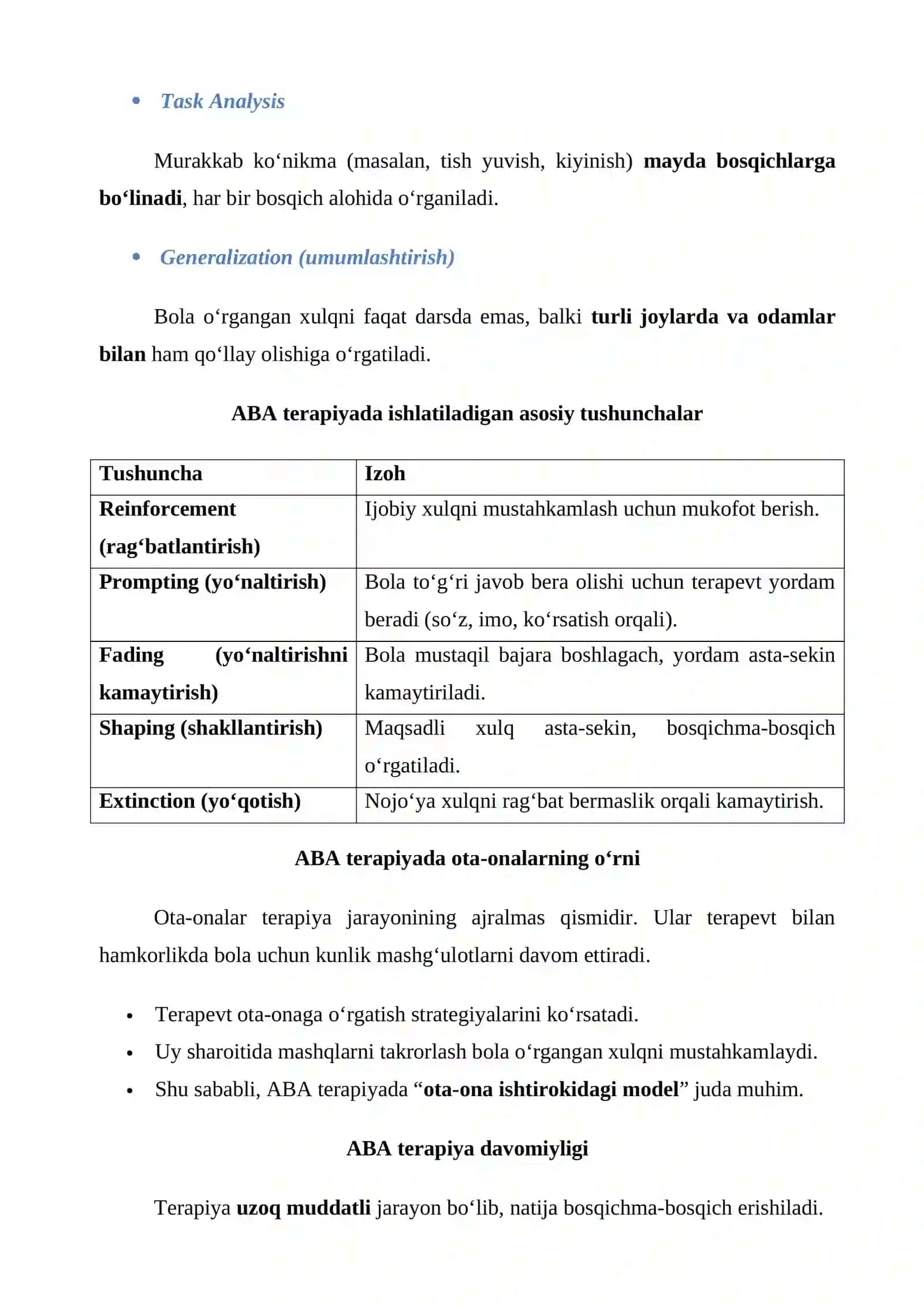 ABA terapiya haqida 4