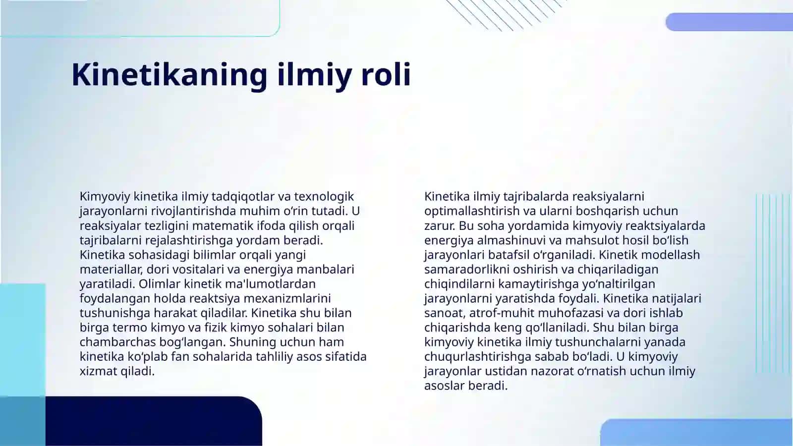 KIMYOVIY KINETIKA 4