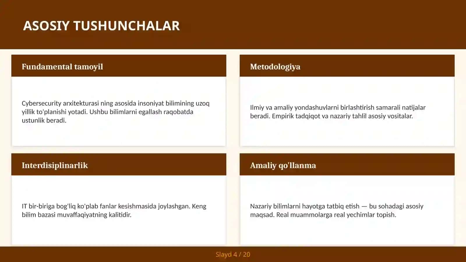 CYBERSECURITY ARXITEKTURASI 4