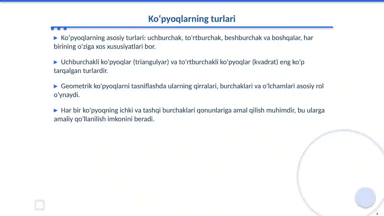 Koʻpyoqlar: Piramida Tahlili 4