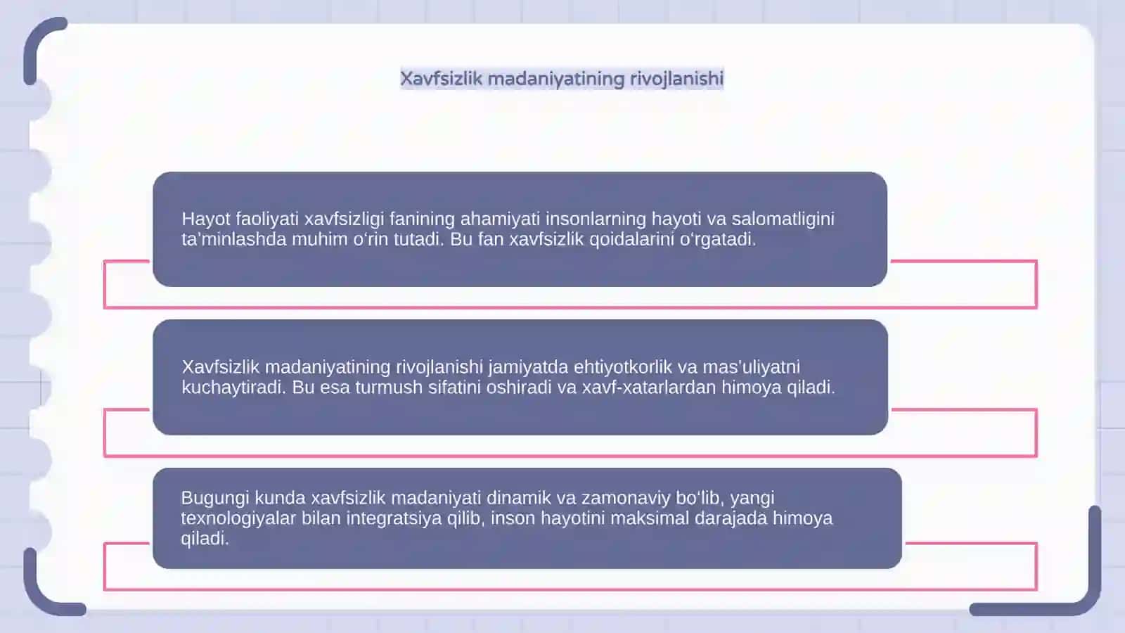 Hayot faoliyati xavfsizligi fanining ahamiyati 4