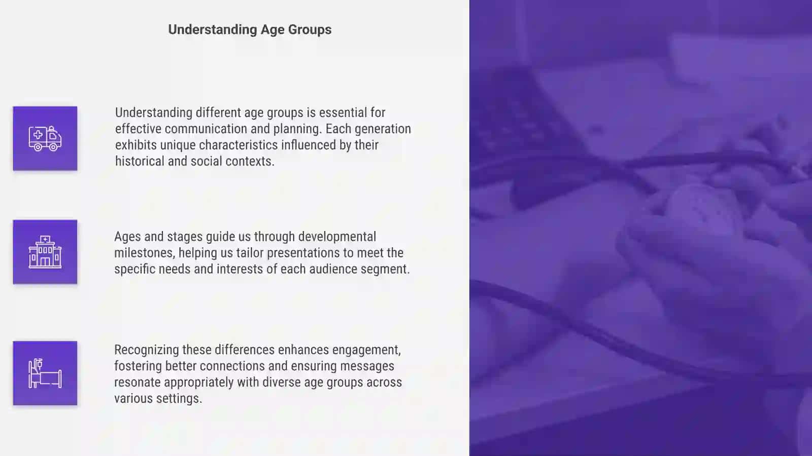 Generation. Ages and stages. Presentation 4