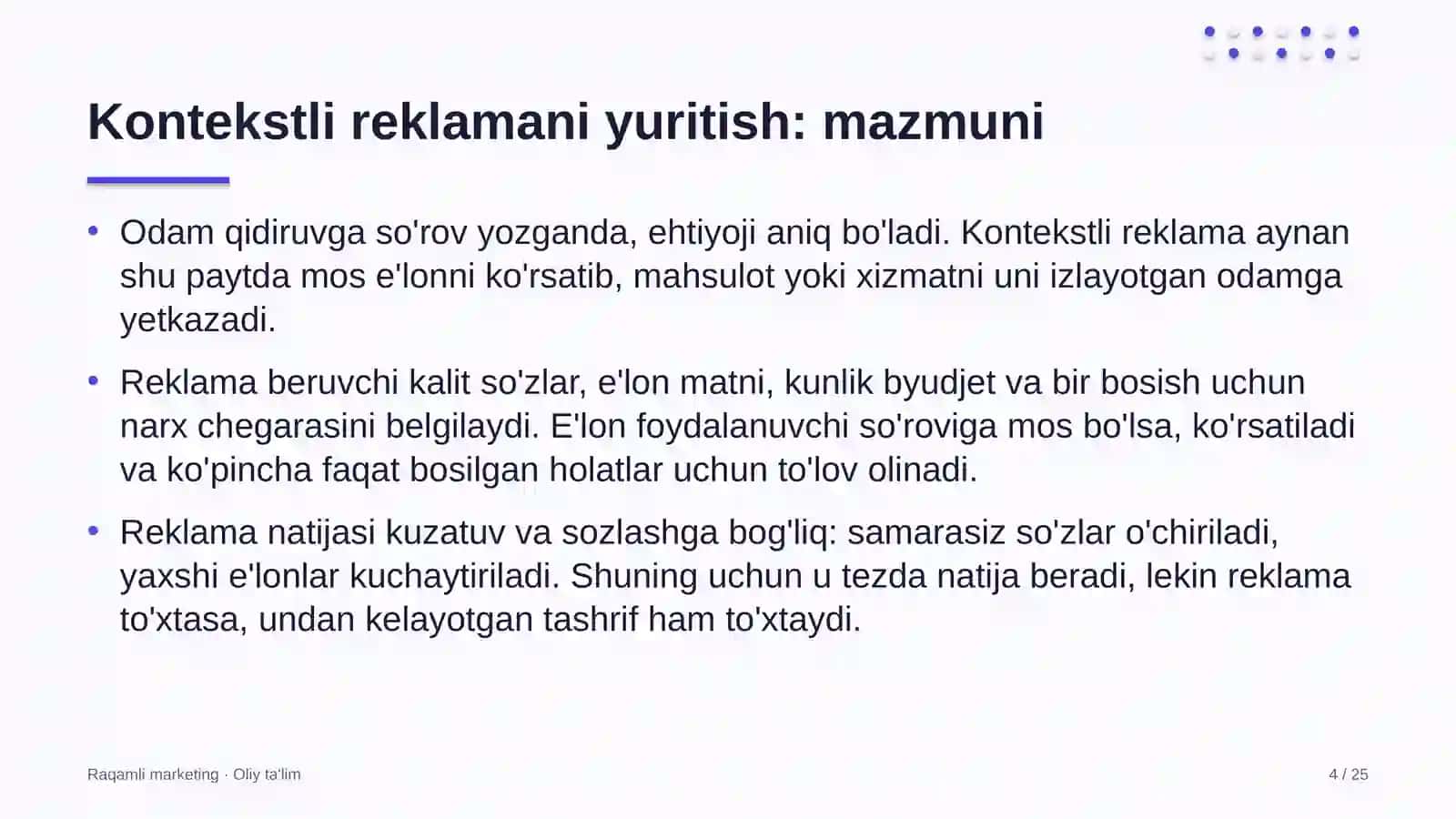 tog' kon sanoatida kontekstli reklamani yuritish 5941 4