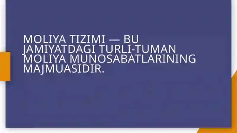Moliya tizimi 4