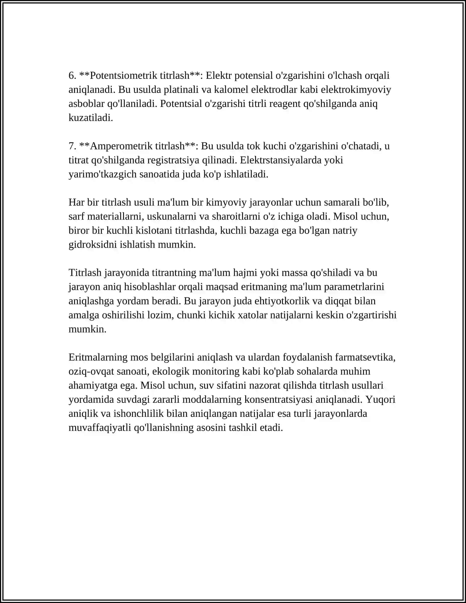 ERITMANI TITRINI ANIQLASH 4