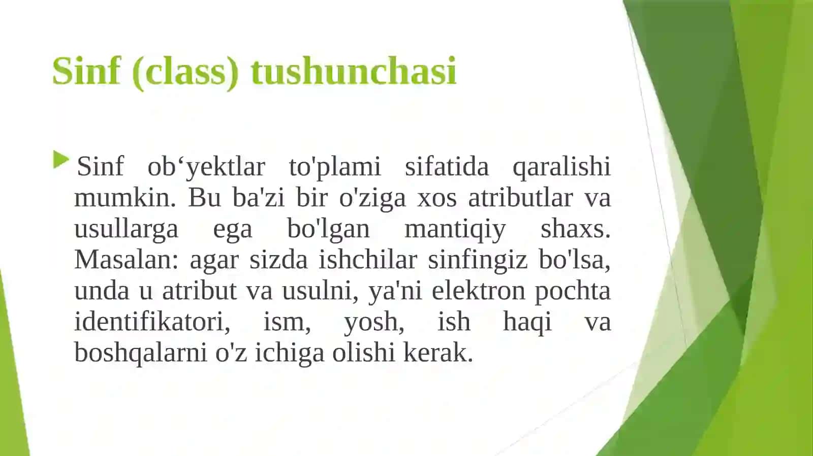 Python OOP tushunchalari 4