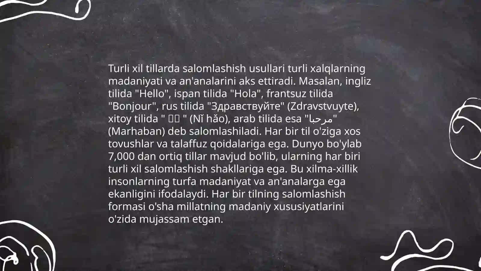 Salomlashish madaniyati 4