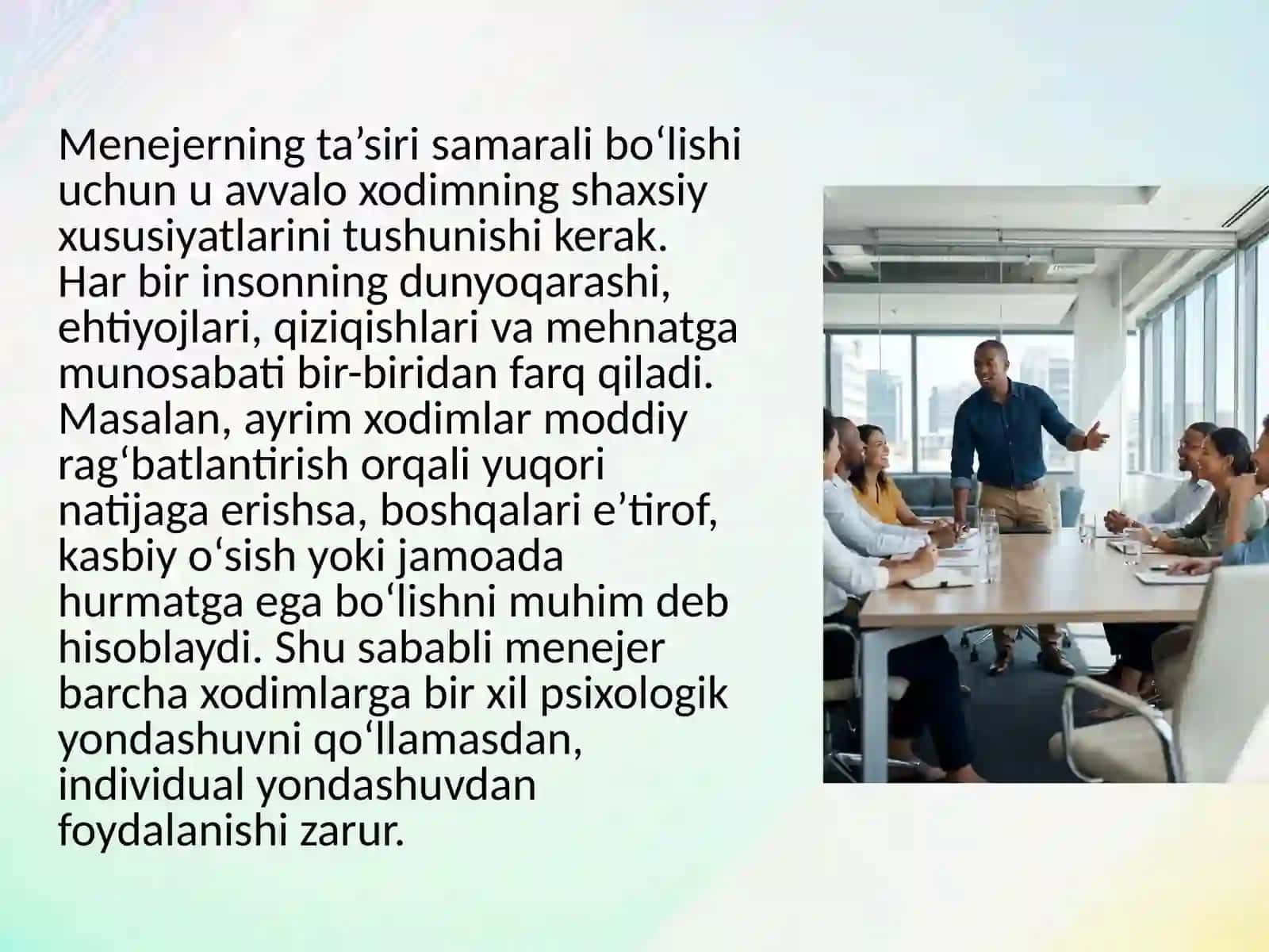 Menejer ta’siri psixologiyasi 4