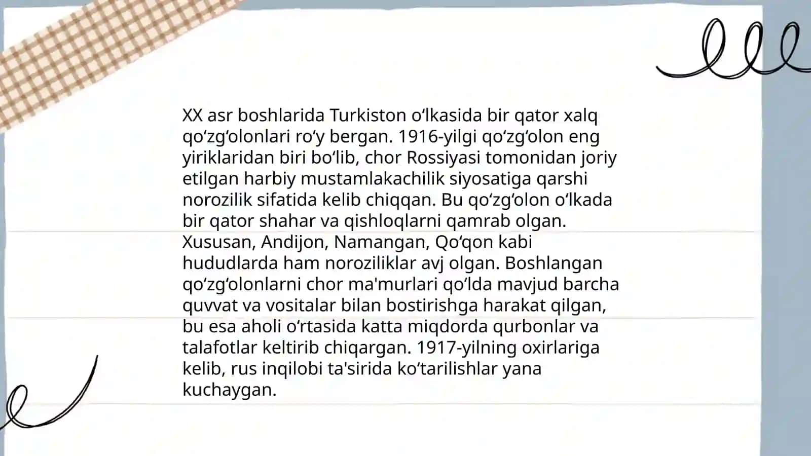 Oʻzbekistonning mustaqillikka gʻoyalarining tarixiy gʻoyalari 4