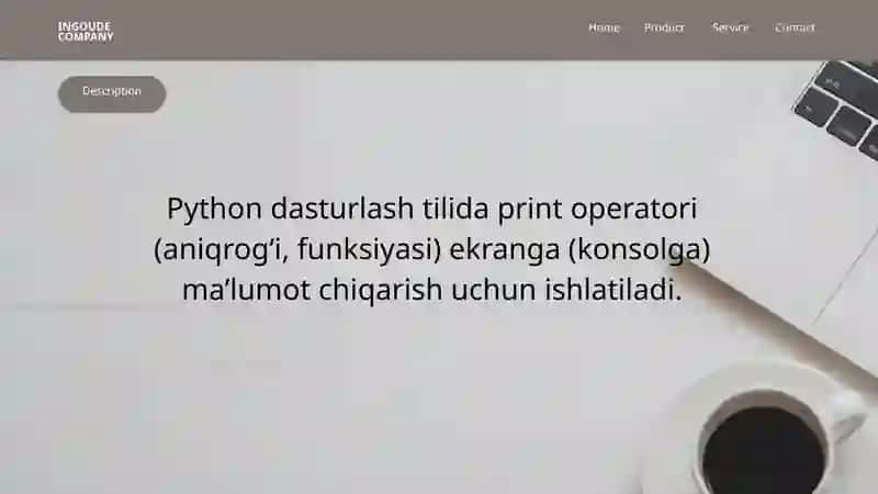 Python 2 va python 3 farqlari 4