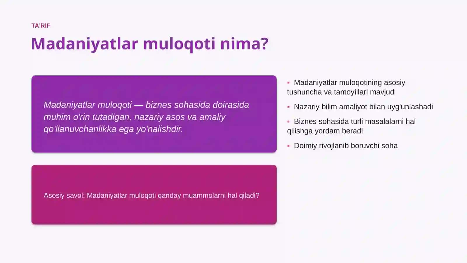 Madaniyatlar muloqoti 4