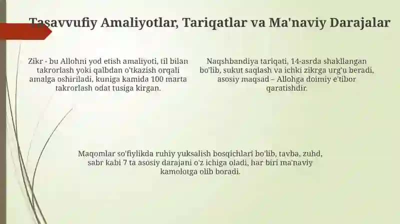 Tasavvuf va uning mohiyati 4