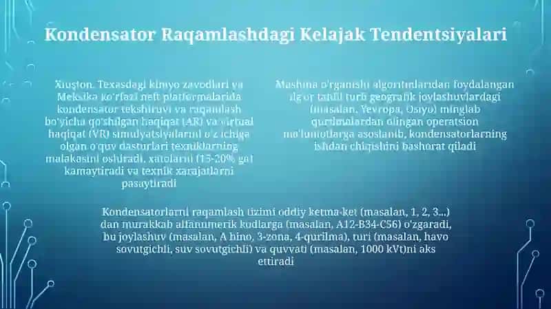 Kondensator Raqamlash Asoslari 4
