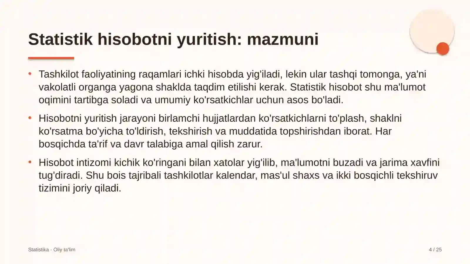 restoranlarda statistik hisobotni yuritish 4390 4