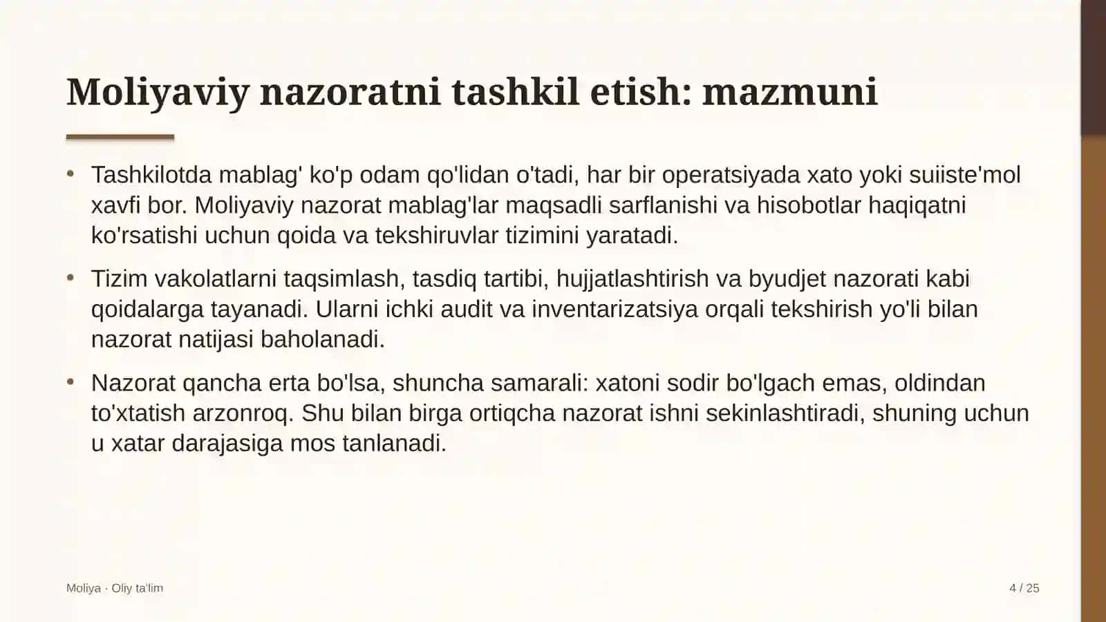 Temir yo'l qurilishida moliyaviy nazoratni tashkil etish 4