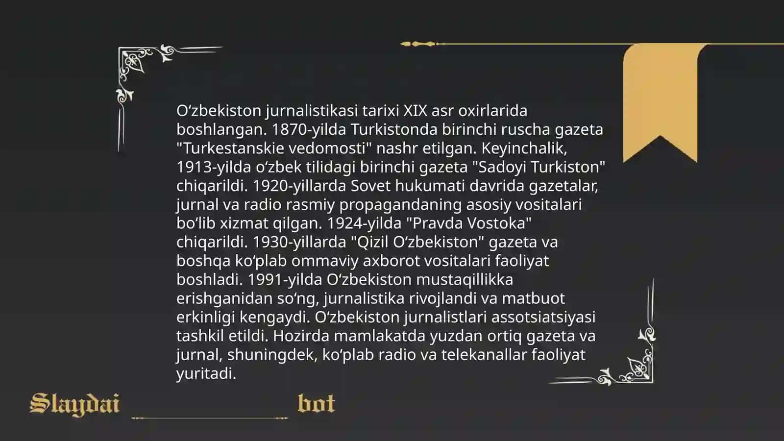Jurnalistika tarixi 4