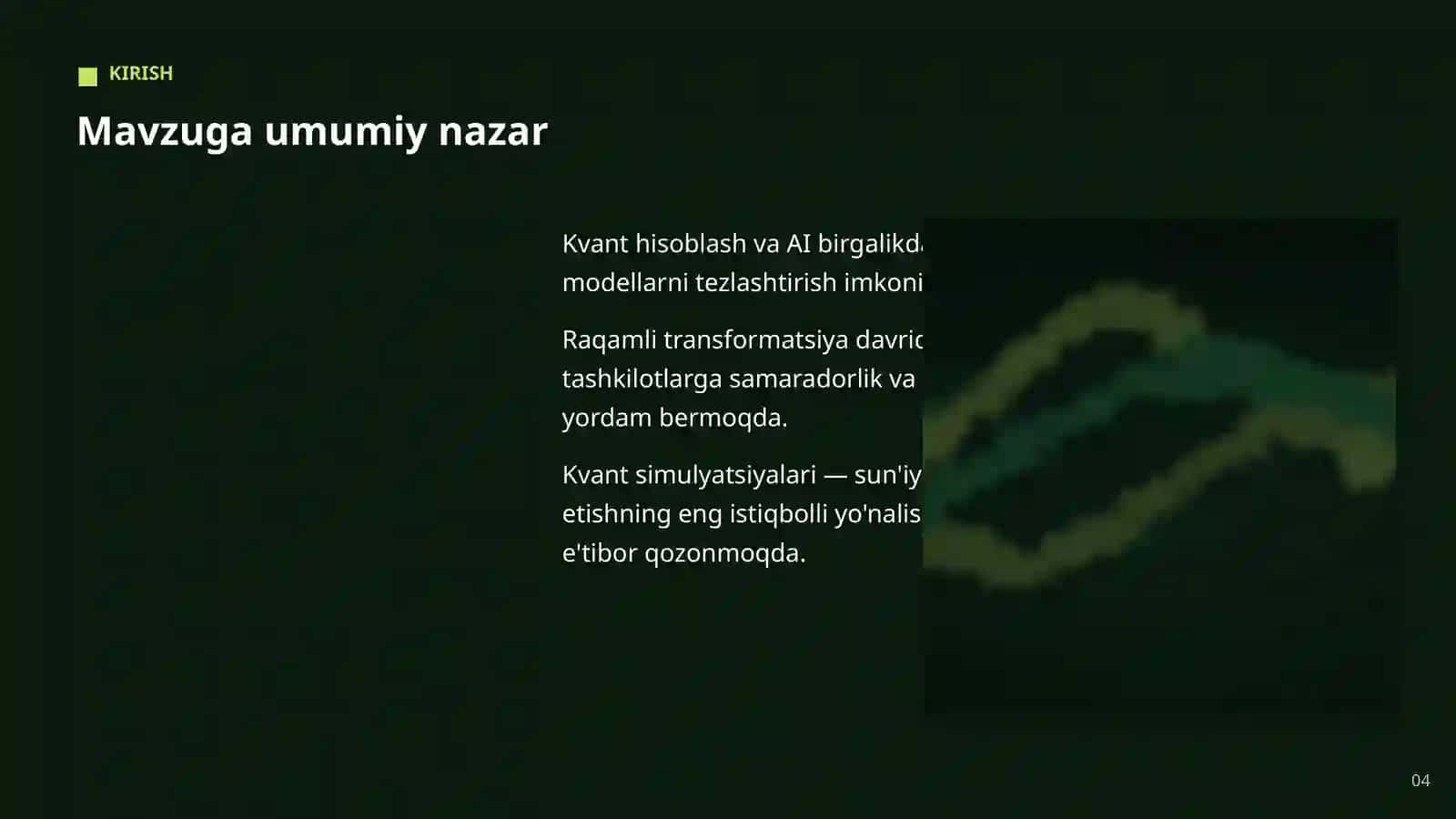 KVANT HISOBLASH VA AI 4