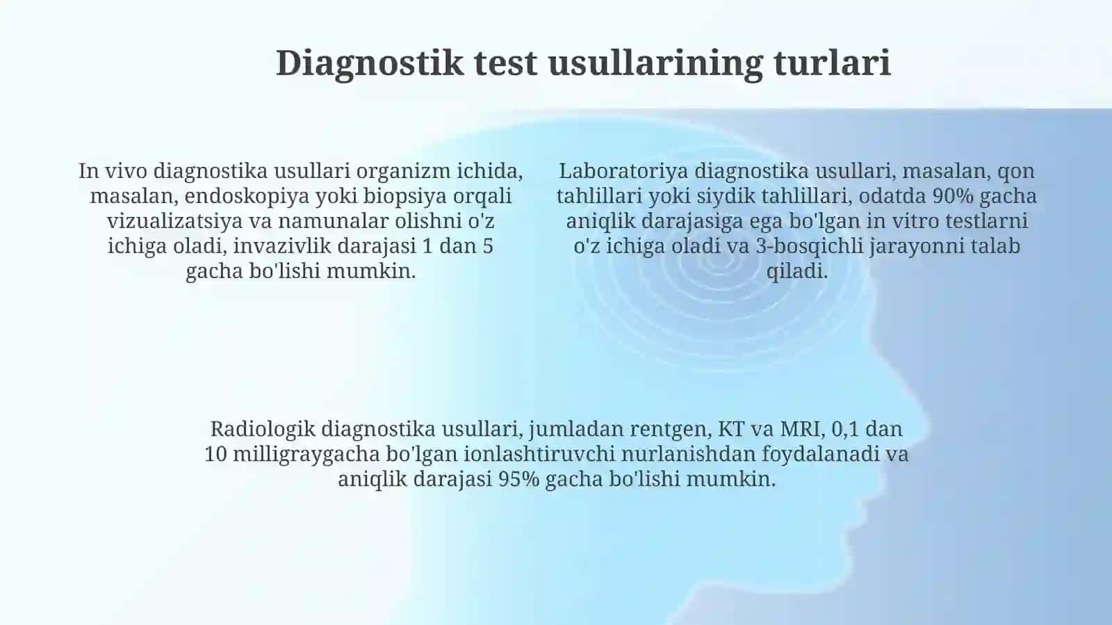 Diagnostikada test metodlari 4