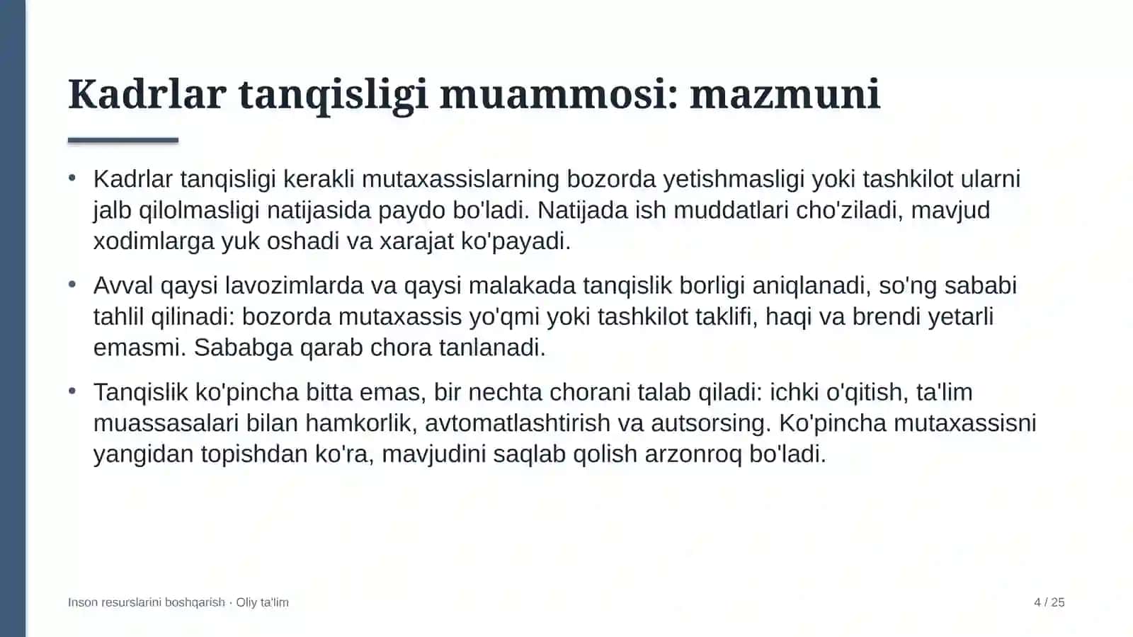 Elchixonalarda kadrlar tanqisligi muammosi 4