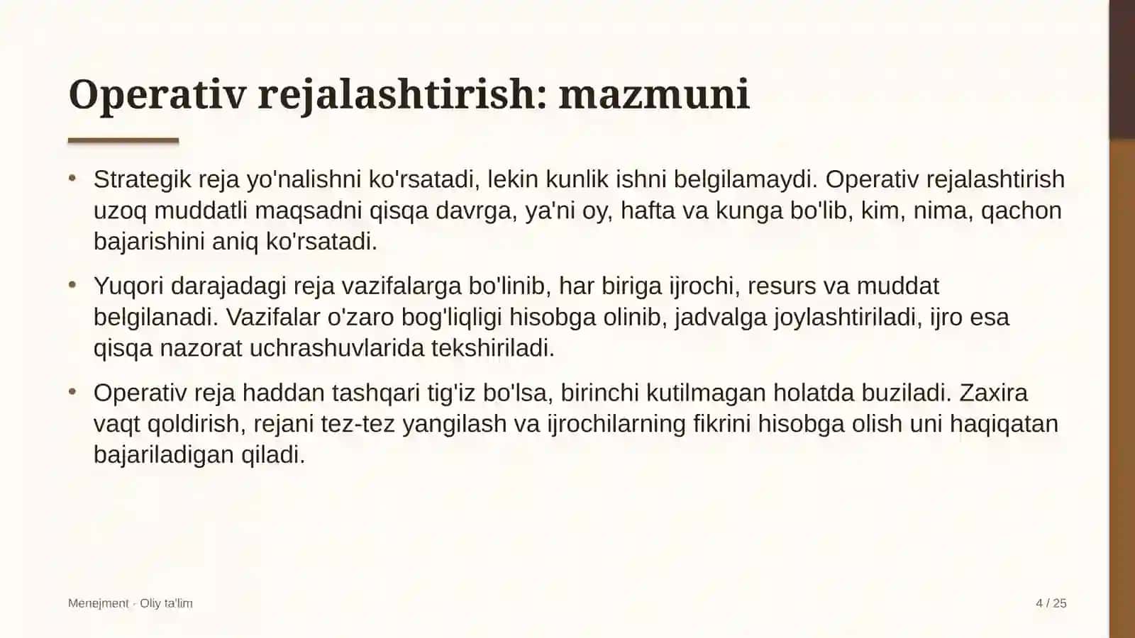 brending agentliklarida operativ rejalashtirish 6780 4