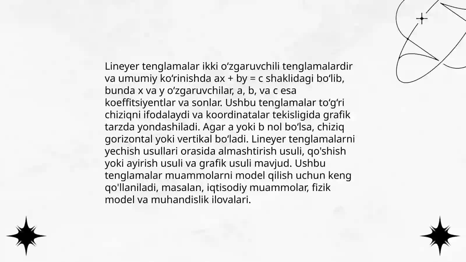 Algebraik ifodalar 4