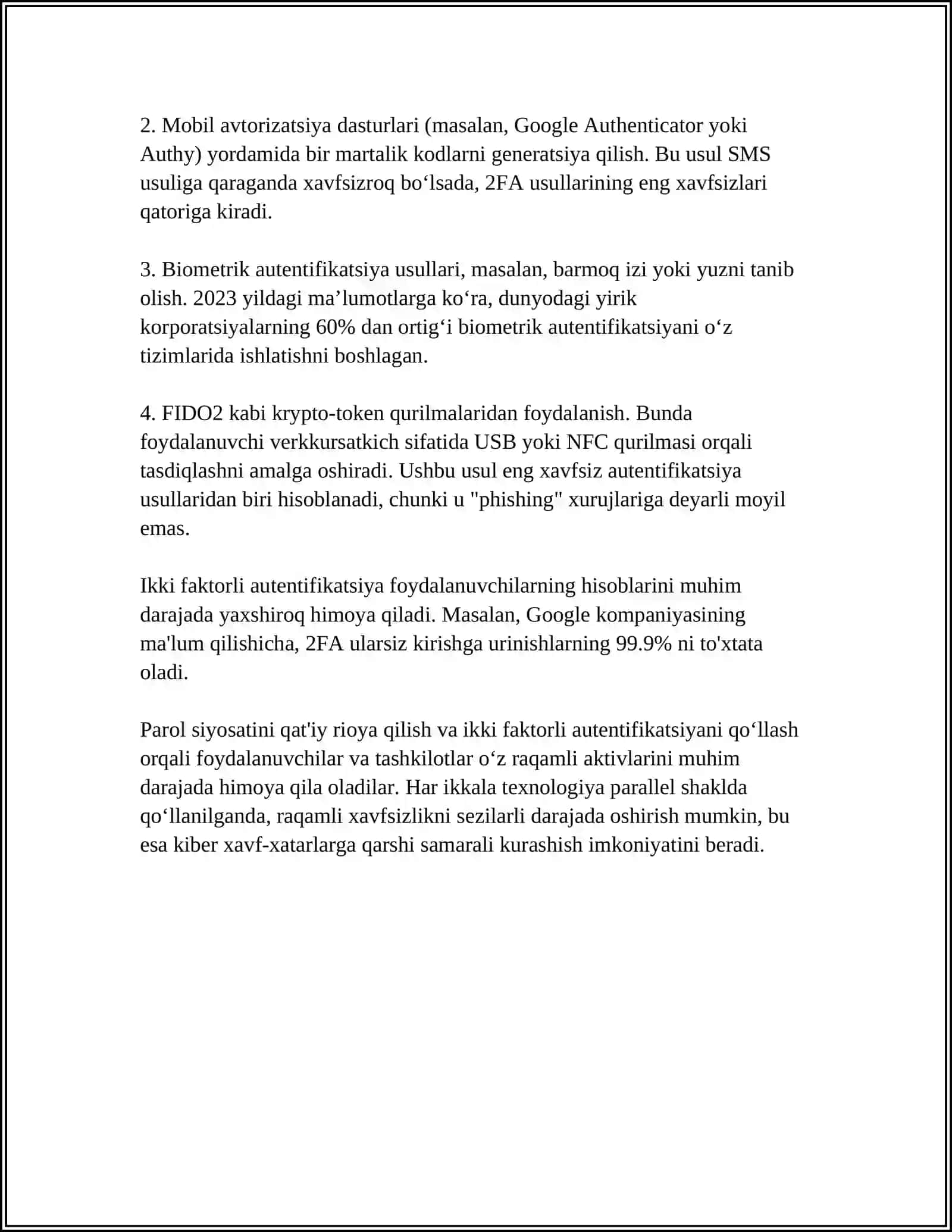 INTERNETDAGI TAHDIDLARDAN HIMOYALANISH 4
