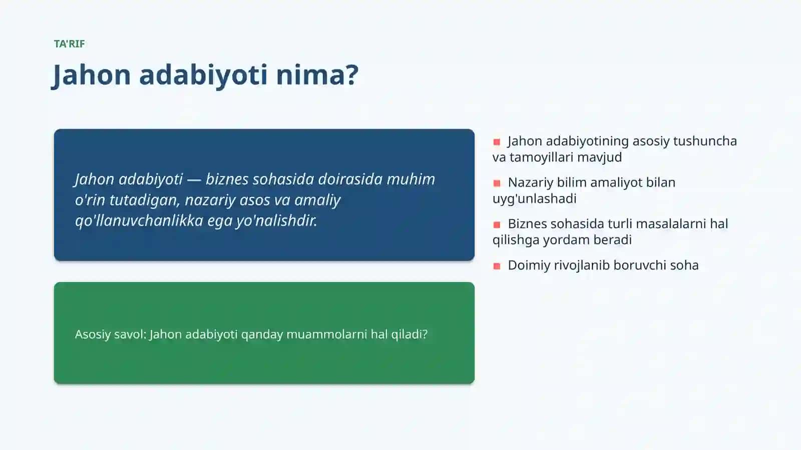 Jahon adabiyoti 4