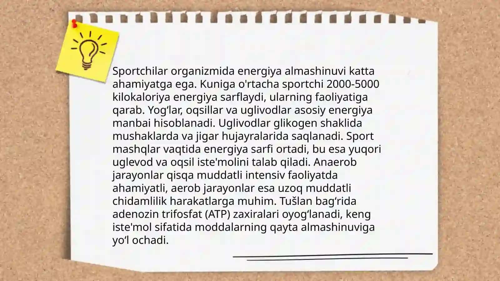 Jismoniy mashqlar va metabolizm 4