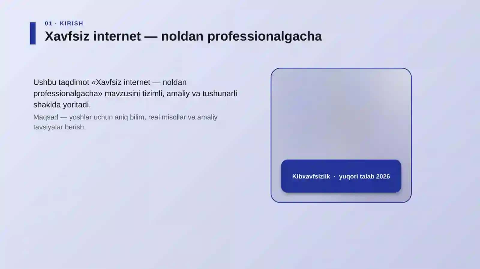 Xavfsiz internet — noldan professionalgacha 4