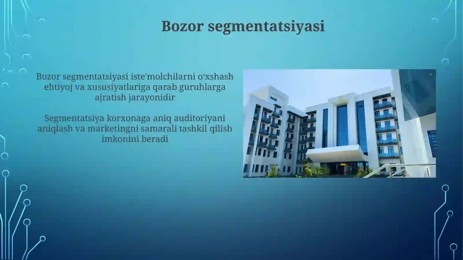 Maqsadli bozorlarni tanlash va baholash 4