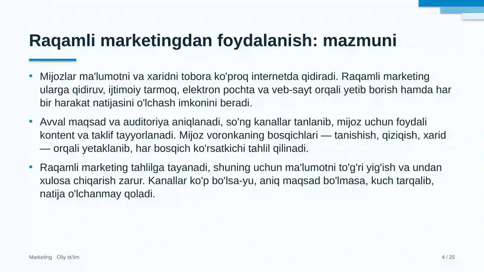 Ko'prik qurilishida raqamli marketingdan foydalanish 4