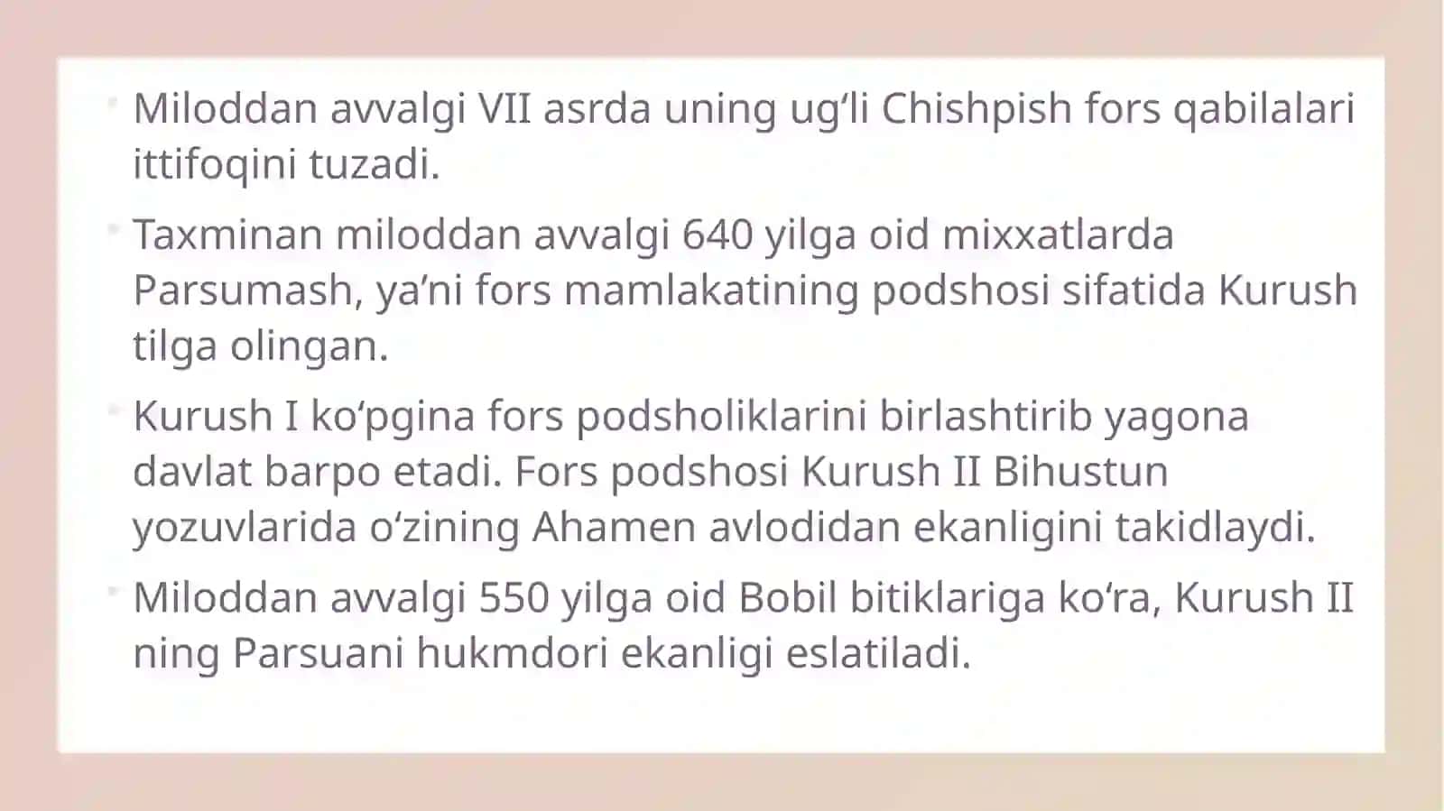O‘rta Osiyo Ahamoniylardavlati 4