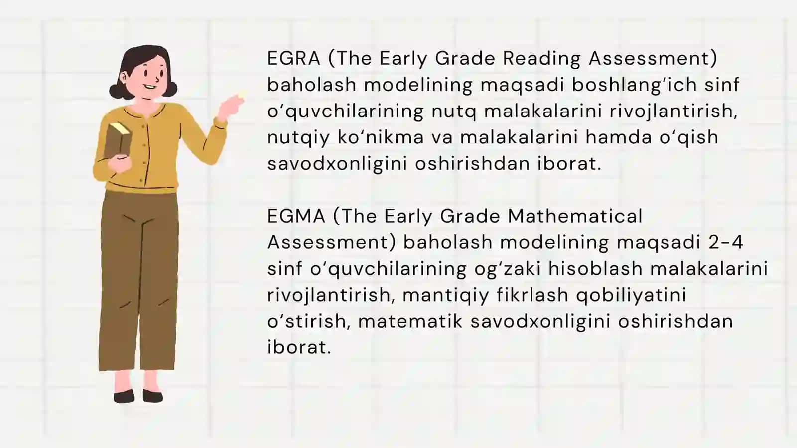 EGMA xalqaro baholash dasturi 4