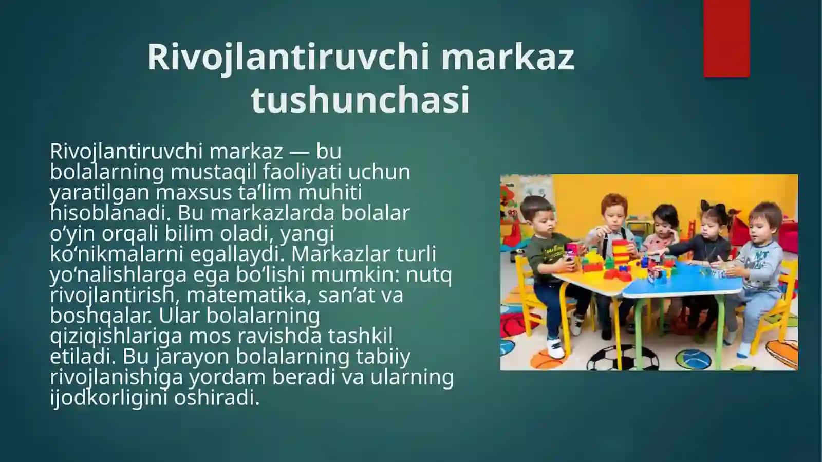 Rivojlanish jarayonida olib boriladigan ish jarayoni 4