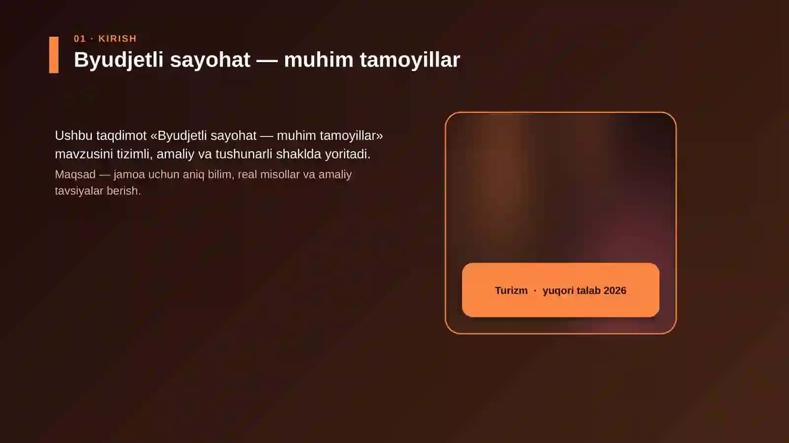 Byudjetli sayohat — muhim tamoyillar 4
