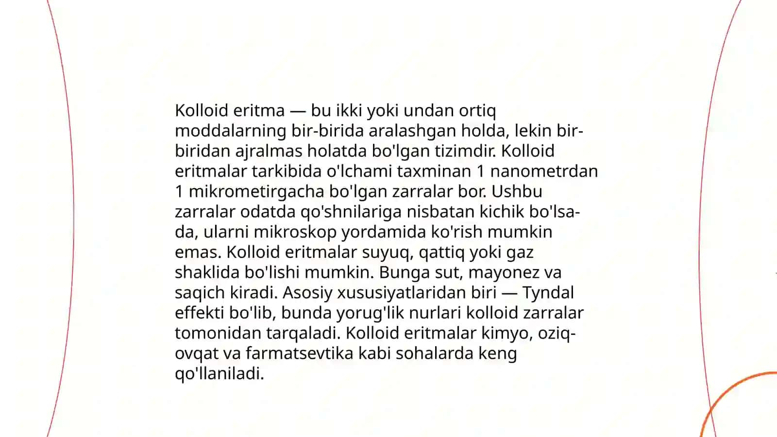 Disper sistemalarning optik xossalari.Kolloid eritmalar 4