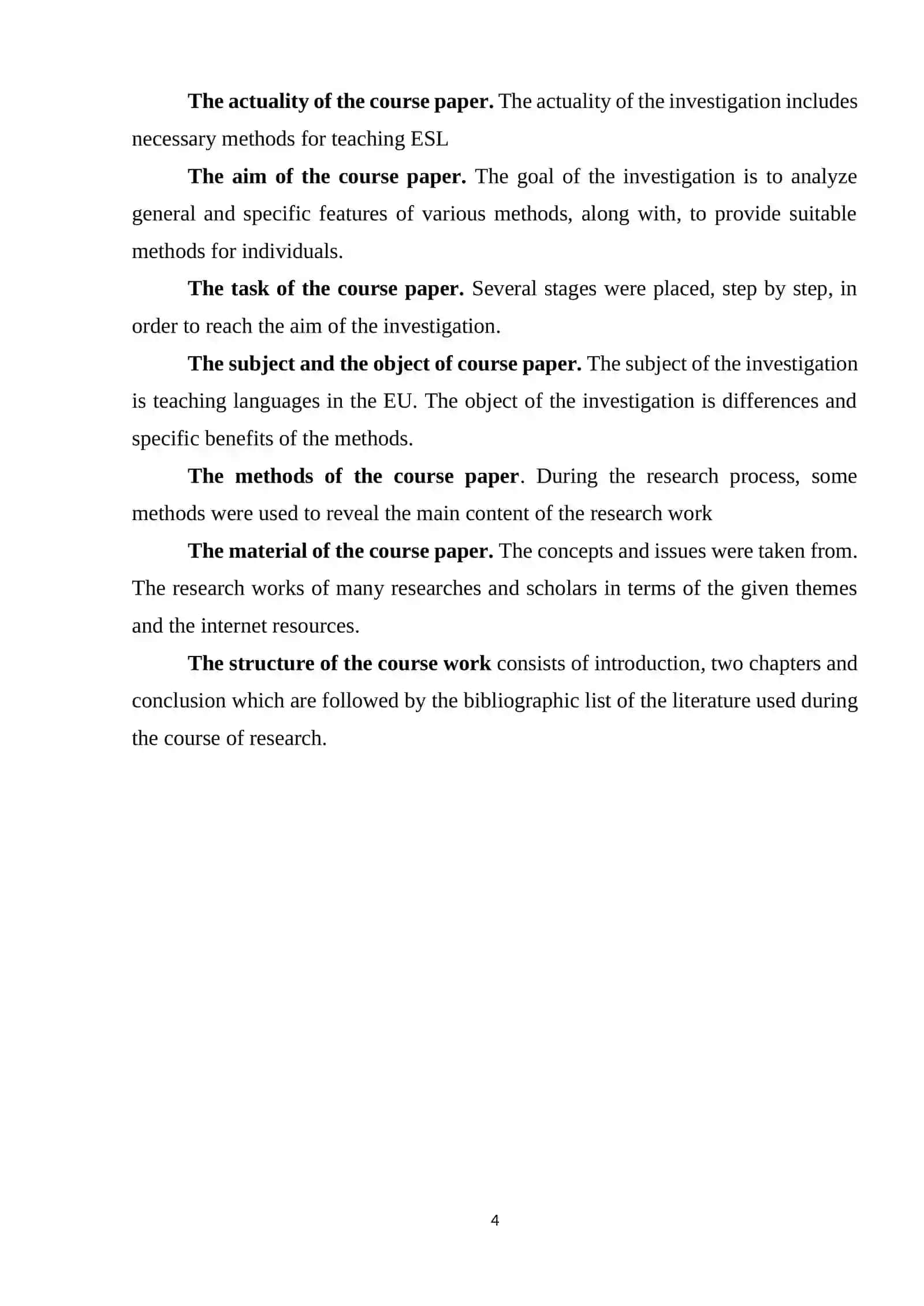 COURSE WORK 4