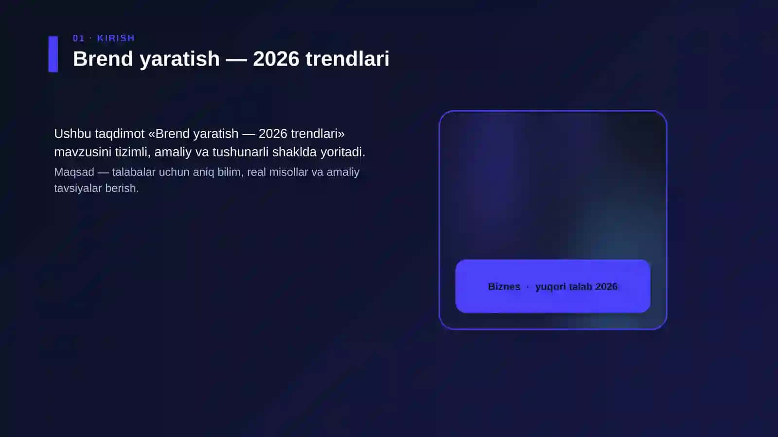 Brend yaratish — 2026 trendlari 4