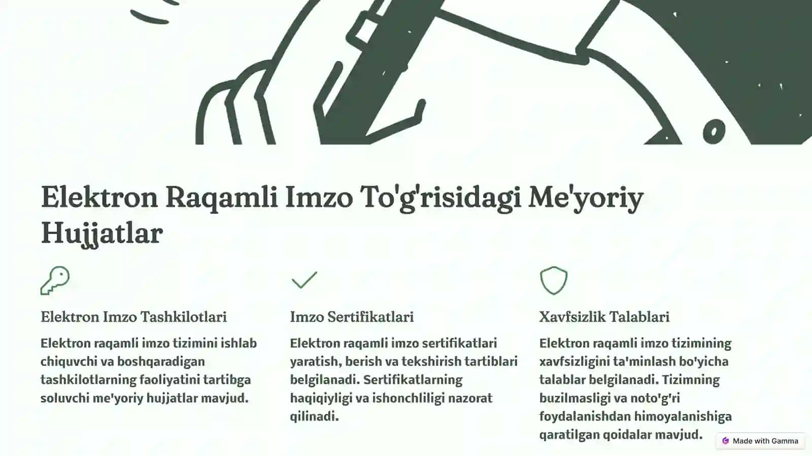 Elektron Hujjat Yuritish: Me'yoriy Hujjatlar Umumiy Ko'rinishi 4