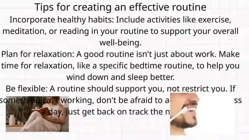 Daily Routine Tips 4