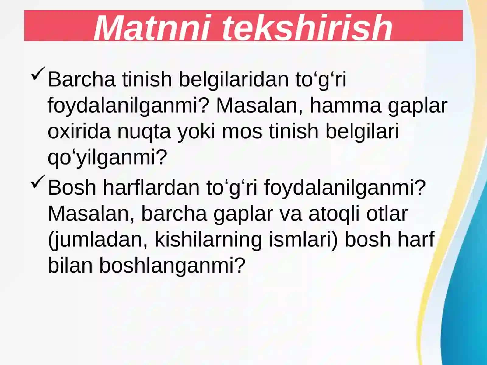 Matnnitekshirish 4