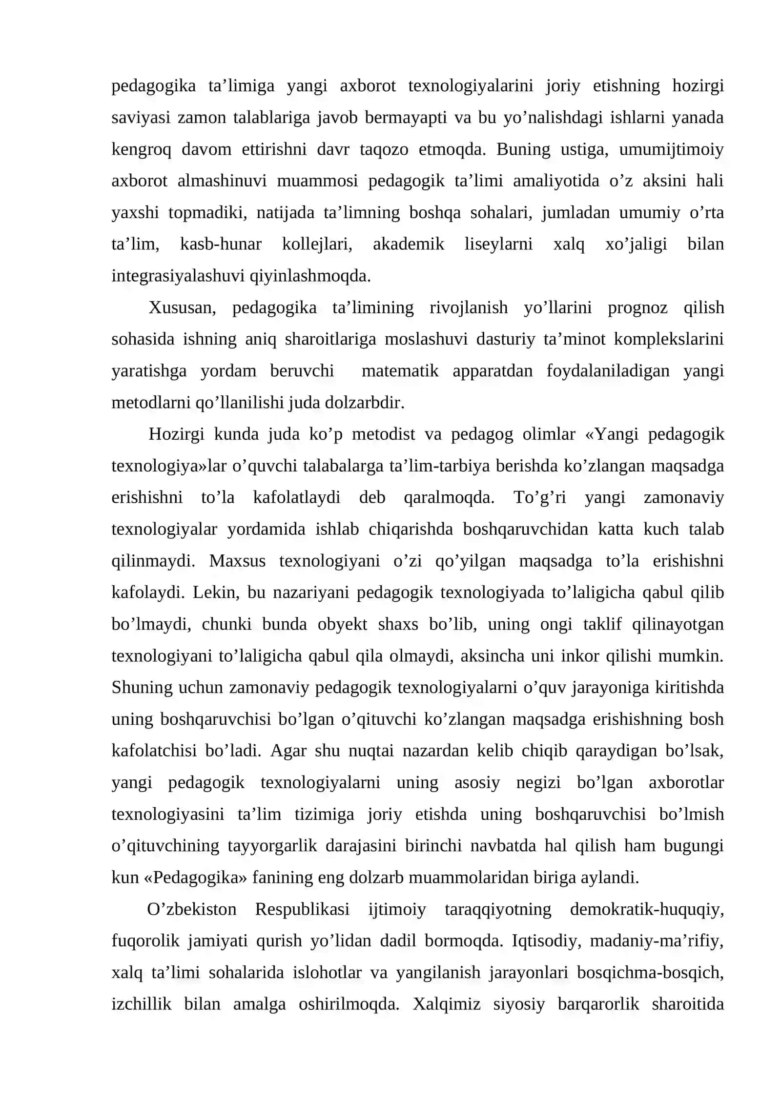 O’zbekiston Respublikasi Kadrlar tayyorlash milliy dasturi 4