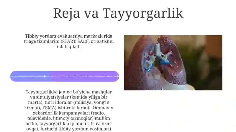 Evakuatsiya Tibbiy Yordam Strategiyasi va Joylashtirish 4