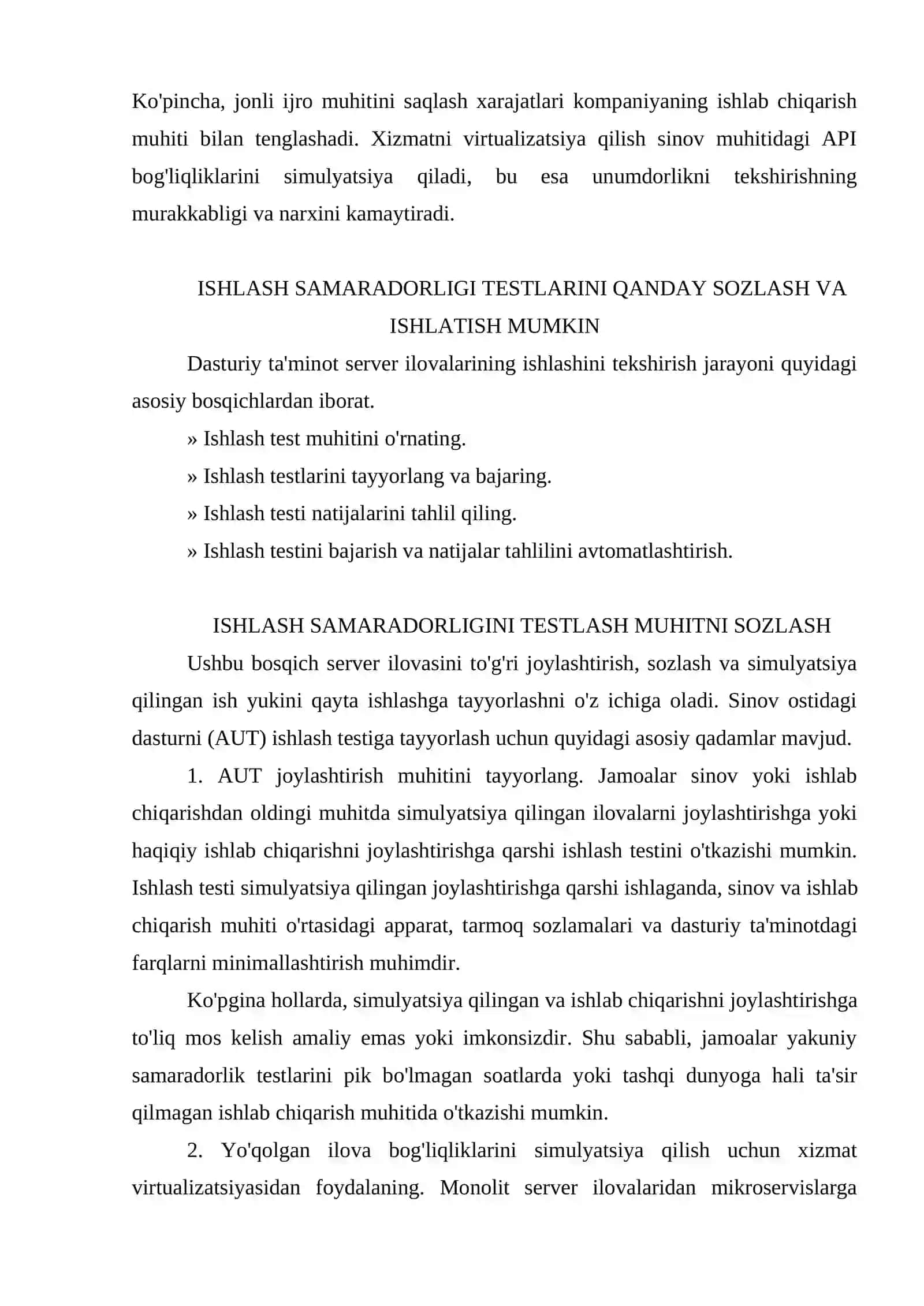 Ishlash samaradorligini testlash (performance testing) 4
