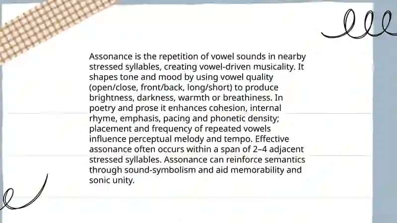 Sound patterns and their stylistic effects 4