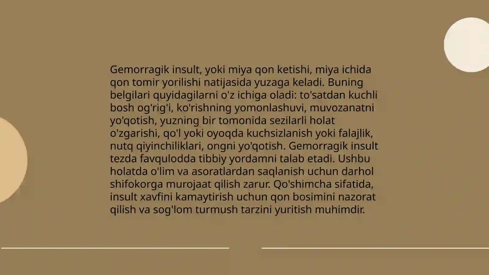 Gemoragik insult 4