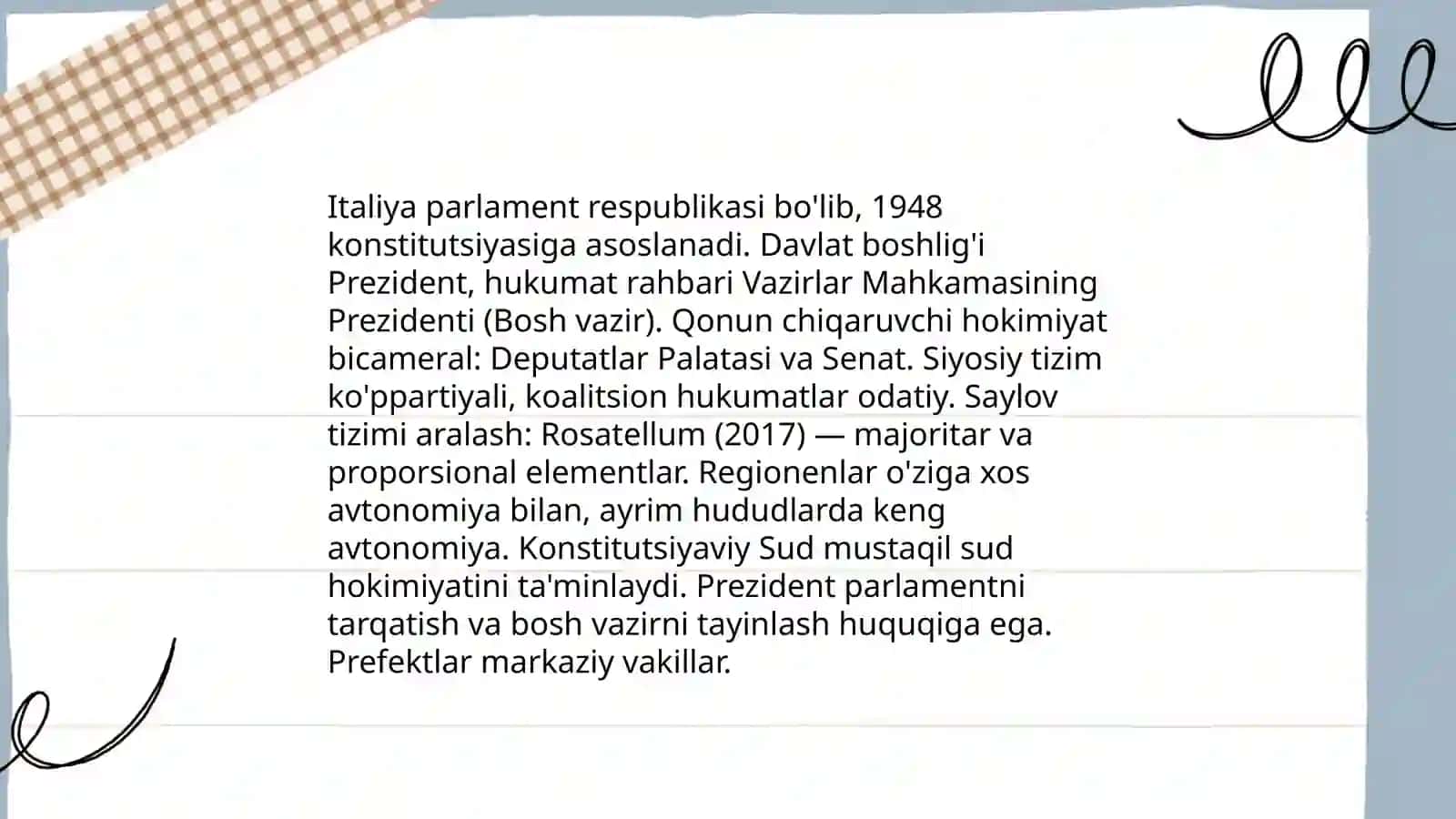 Italiya Respublikasi Tarixi 4