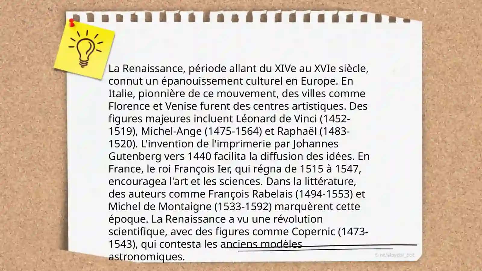 Préparation d'une présentation sur les thèmes passés 4