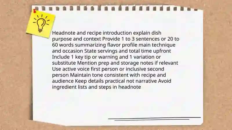Writing recipes 4
